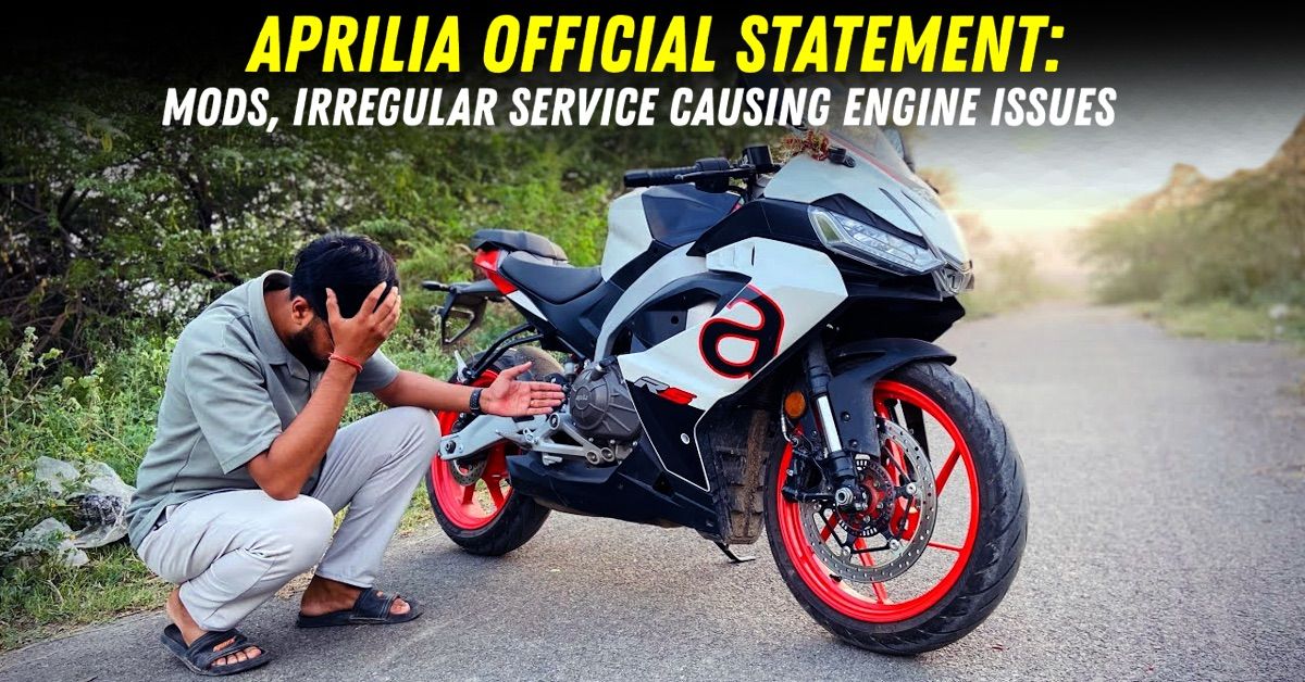 Aprilia Responds To RS457 Engine Issues: Blames Modifications & Poor Maintenance