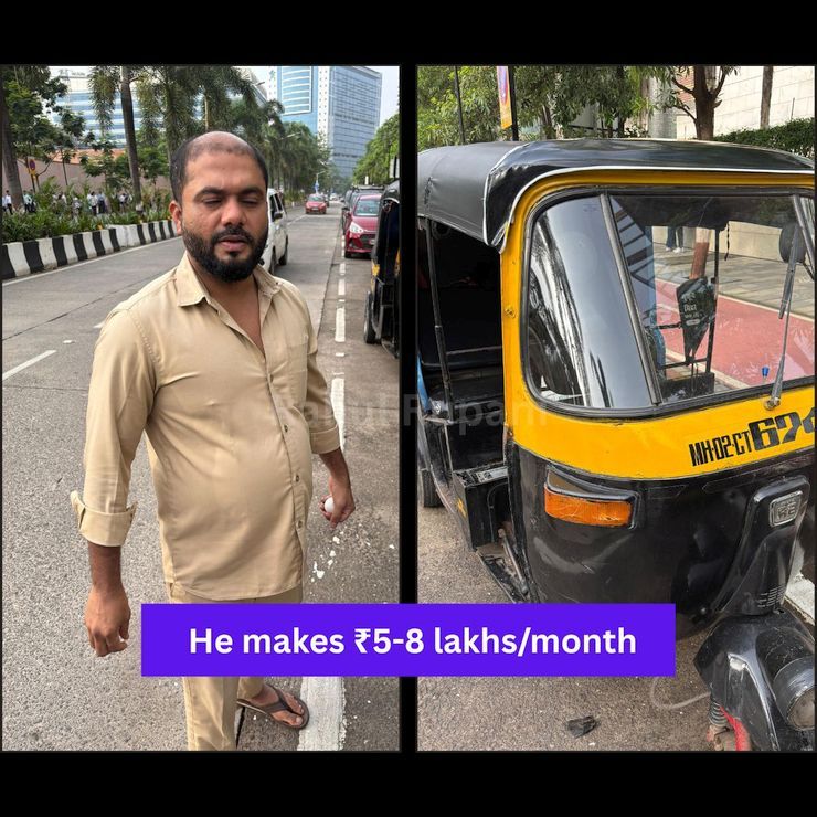 auto driver makes 5-8 lakh a month