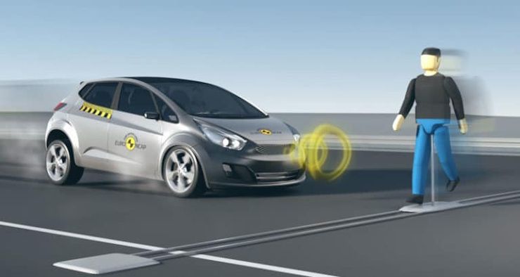 automatic emergency braking car pedestrian