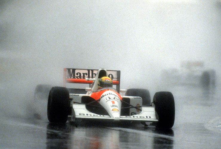 ayrton senna driving