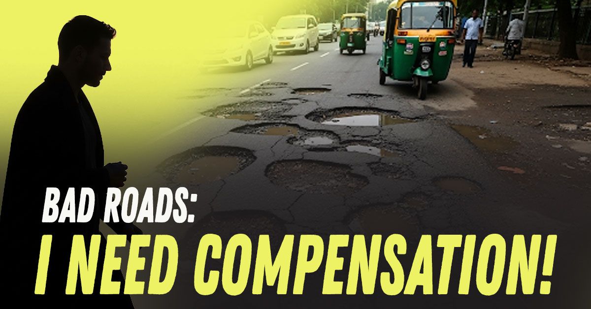 Man Sues Bengaluru's City Corporation For Trauma Caused By Bad Roads, Demands 50 Lakh Compensation