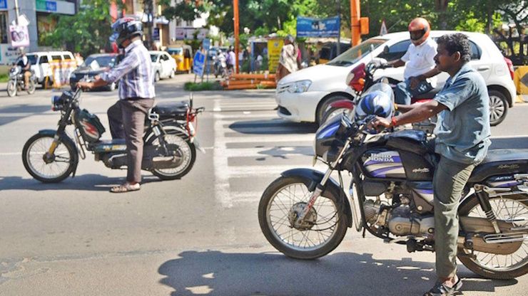 breaking traffic rules