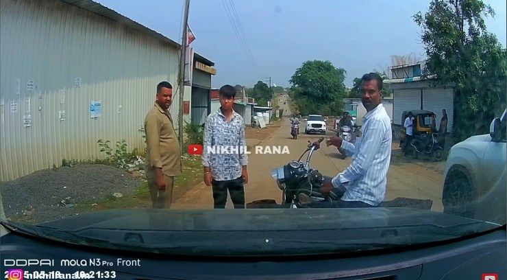 bullet rider stops car