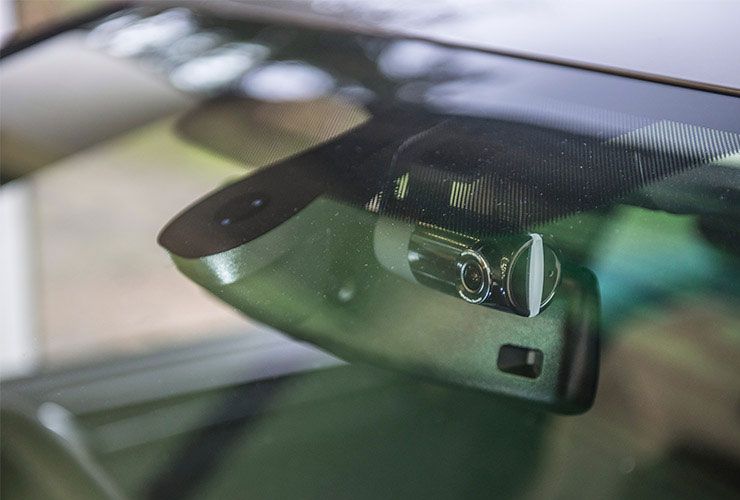 dash cam in car