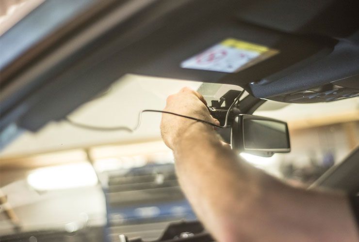 dash camera in car