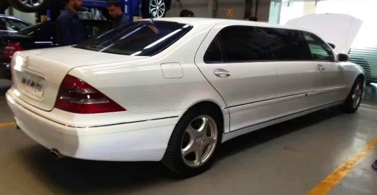 dhirubhai ambani s600 pullman rear