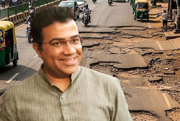 dhivya kiran sues bbmp for bad roads