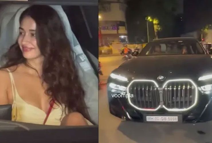 disha patani bmw 7 series