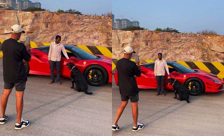 heartwarming ferrari owner