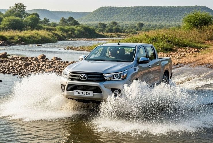 hilux river crossing