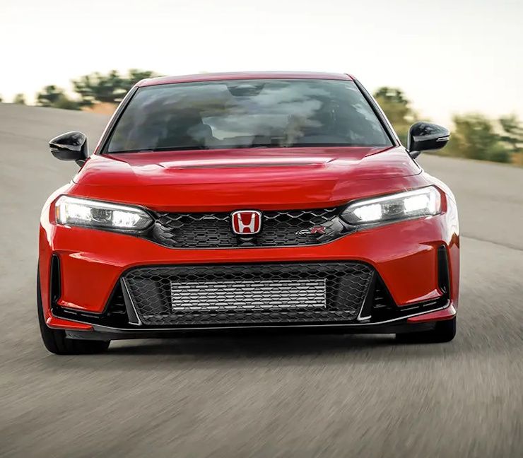 Honda Civic Type R in red