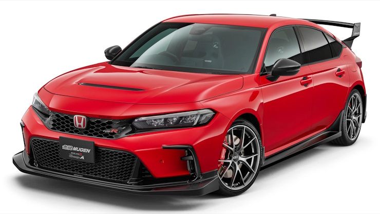 Honda Civic Type R in red
