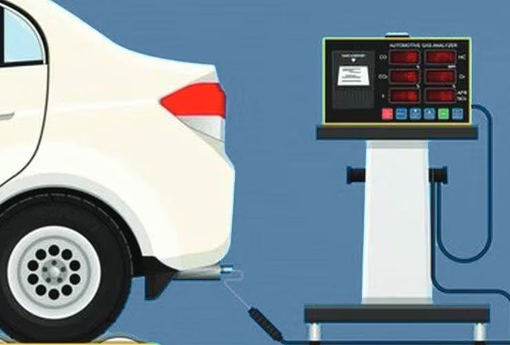 how to do pollution test on a car