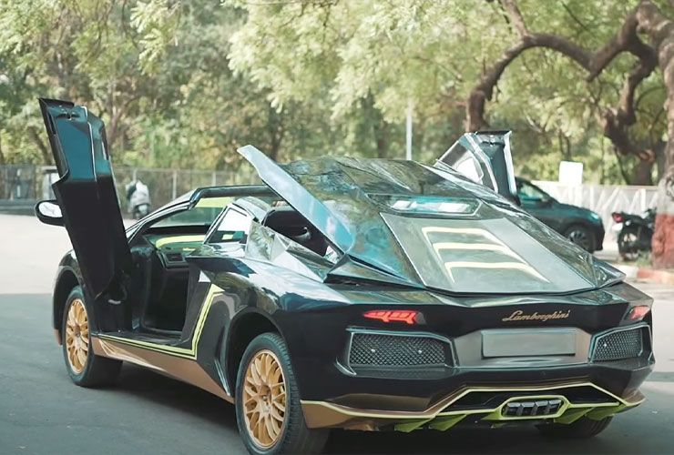 huracan replica rear 
