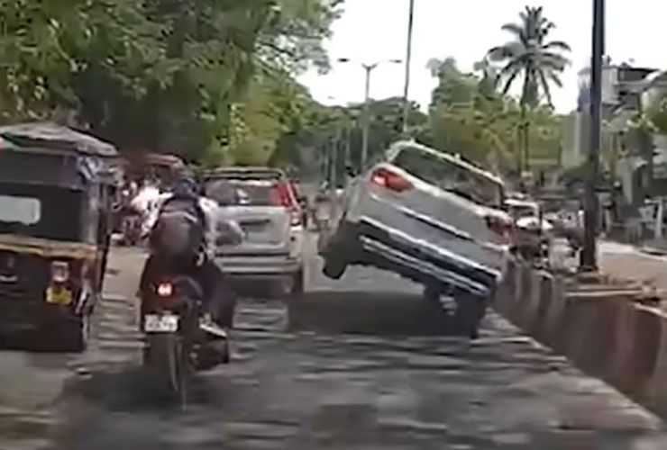 hyundai creta and maruti wagon r accident