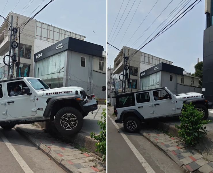 jeep in urban jungle