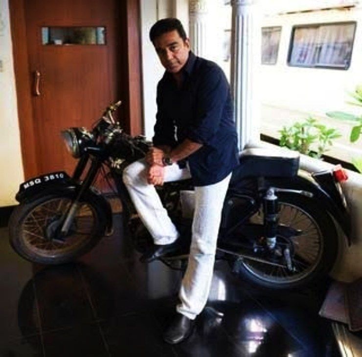 kamal haasan 1951 matchless g3ls in office