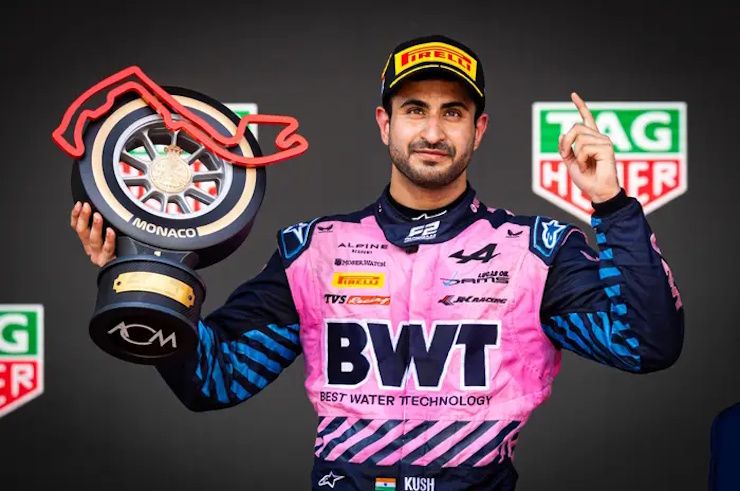 kush maini first indian to win motorsport race monaco f2