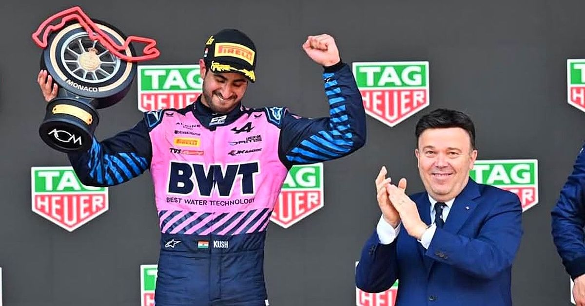 kush maini first indian to win motorsport race monaco f2 featured