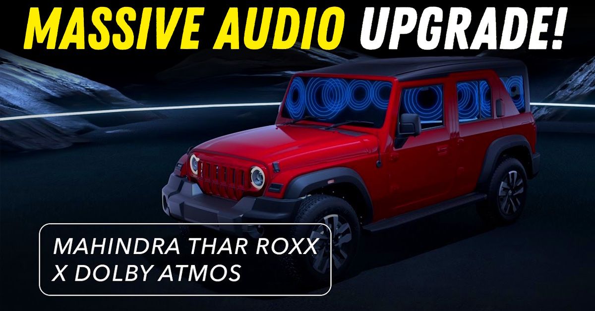 mahindra thar roxx dolby atmos featured