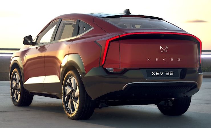 mahindra xev 9e hidden rear wiper
