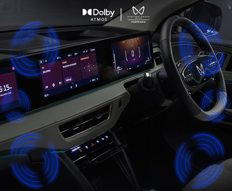 mahindra xev 9e sound system