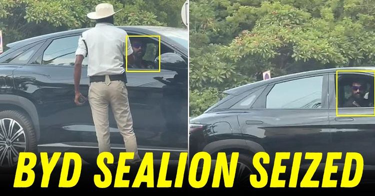 bellamkonda sai srinivas actor hyderabad byd sealion electric luxury suv seized bellamkonda sai srinivas actor hyderabad byd sealion electric luxury suv seized