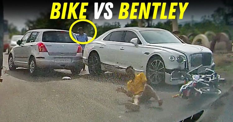 bike vs bentley crash kohlapur featured bike vs bentley crash kohlapur featured