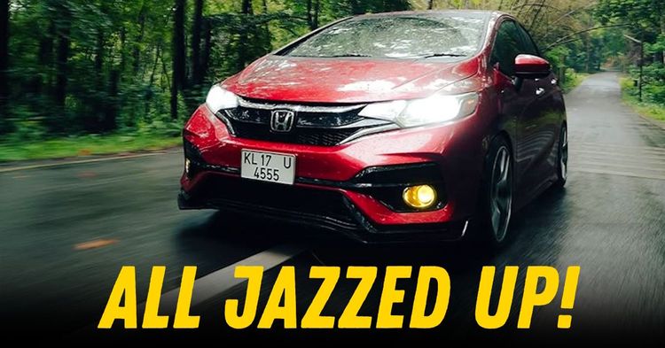 honda jazz low rider modified car kerala featured honda jazz low rider modified car kerala featured