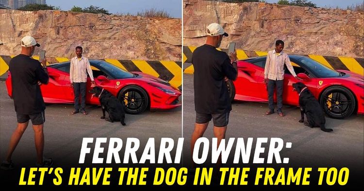kind ferrari owner hyderabad architect aamir sharma dog walker picture featured kind ferrari owner hyderabad architect aamir sharma dog walker picture featured