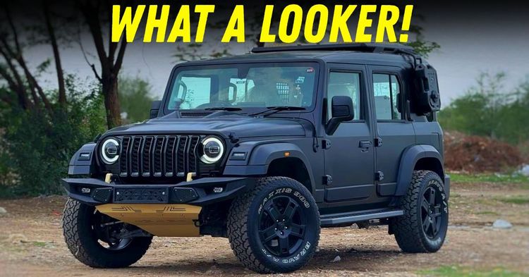 mahindra thar roxx modified classic automotive noida featured mahindra thar roxx modified classic automotive noida featured