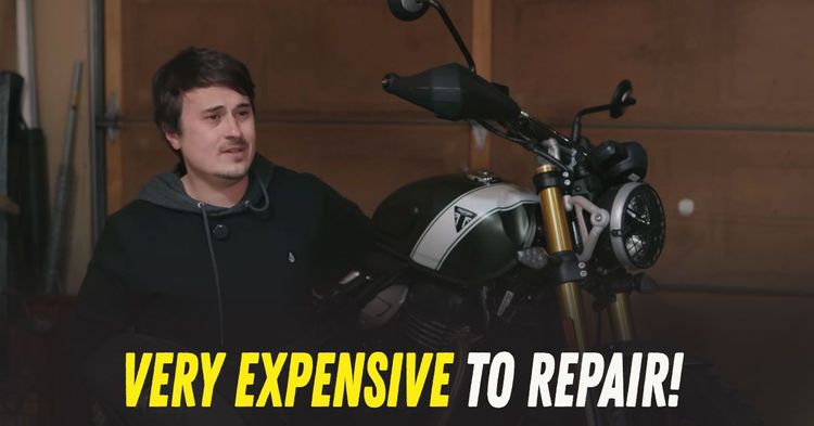 triumph scrambler 400 repair cost