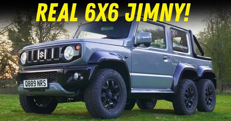world's only 6X6 maruti suzuki jimny featured world's only 6X6 maruti suzuki jimny featured