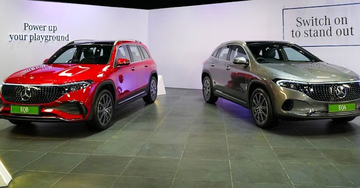 mercedes benz electric cars 40 % sales dip india