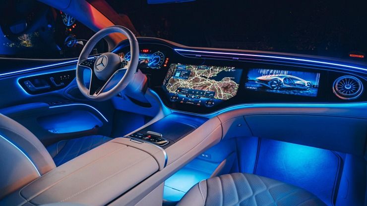 mercedes eqs interior
