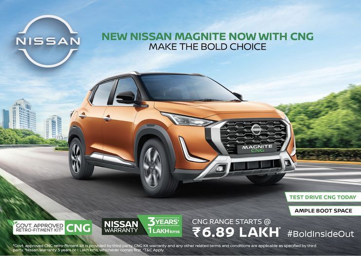 nissan magnite cng