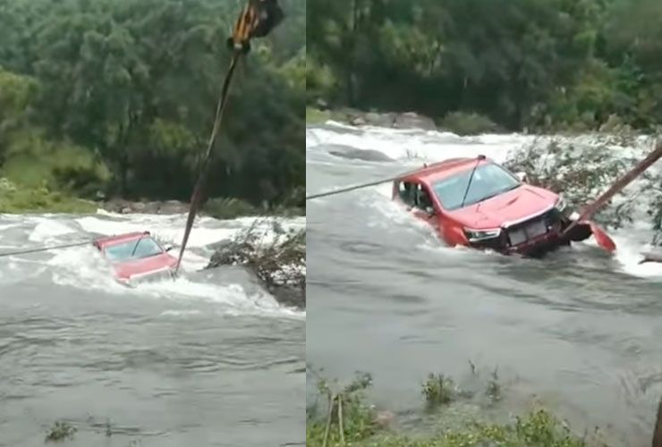 off roading toyota hilux