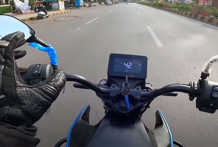 ola roadster x range test
