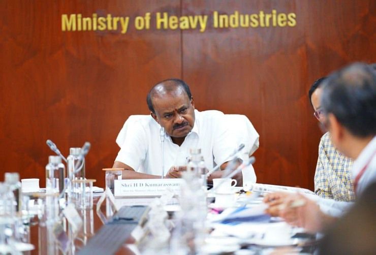 pm e drive meeting hd kumaraswamy