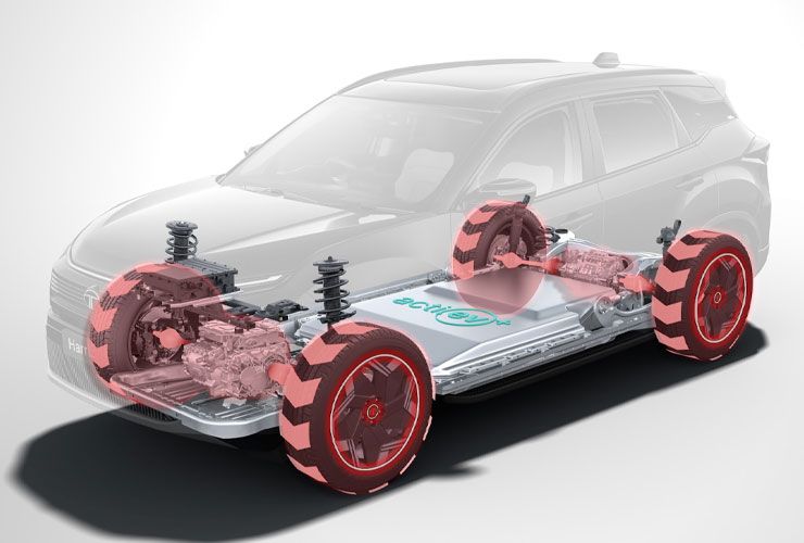 qwd on tata harrier ev
