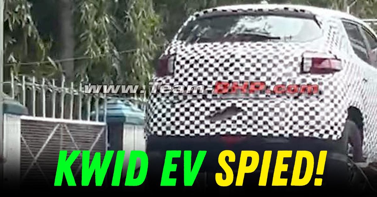 renault kwid ev spied featured renault kwid ev spied featured