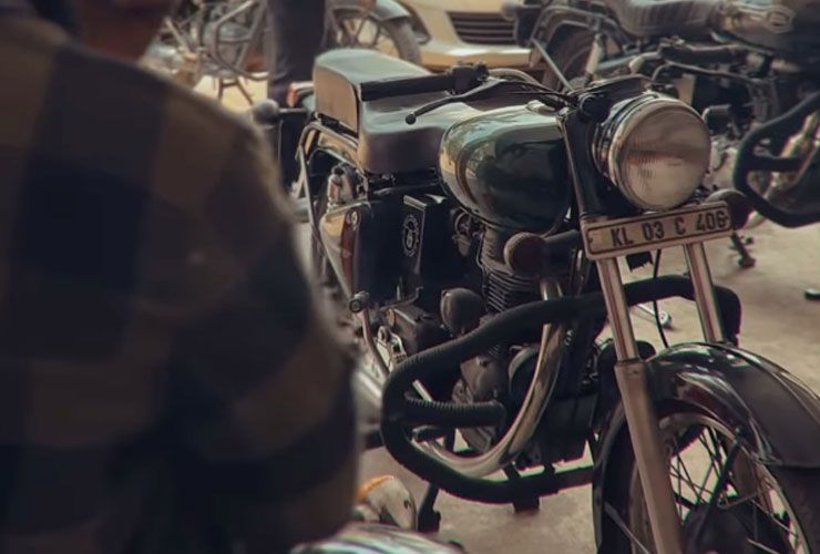 royal enfield bullet gift to dad by son