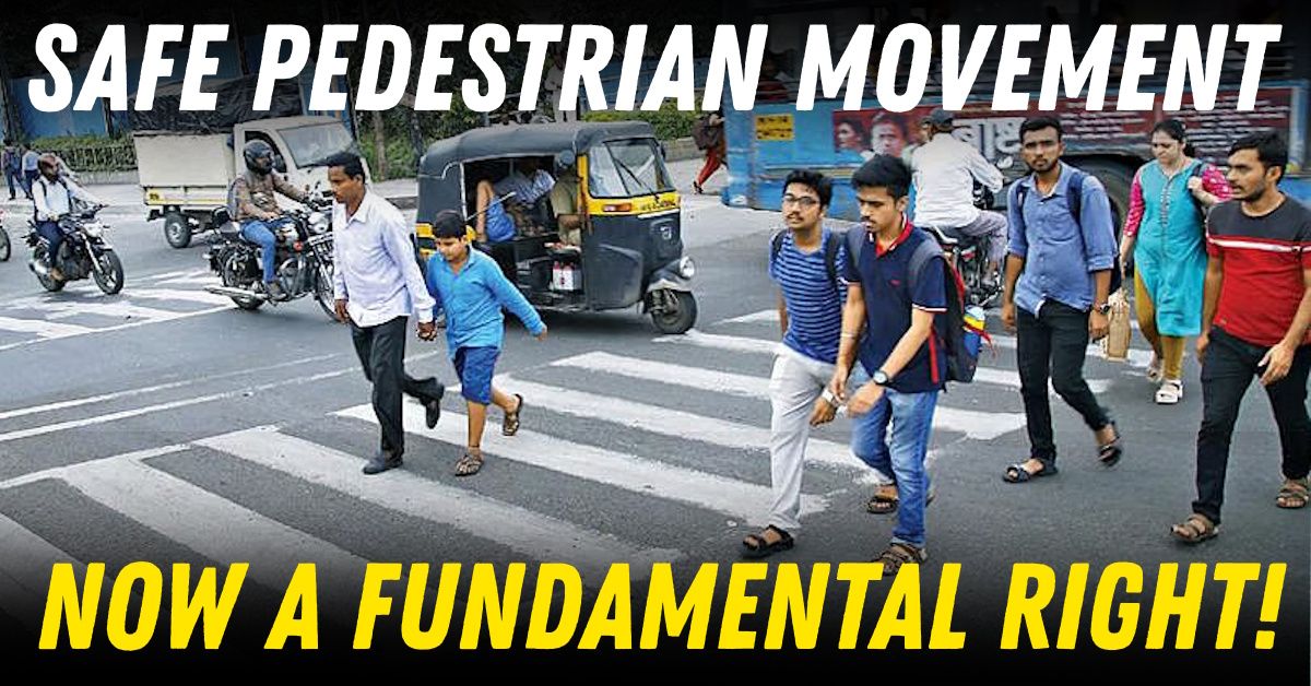 safe pedestrian movement fundamental right supreme court of india featured