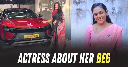 actress rebecca santhosh about mahindra be6 actress rebecca santhosh about mahindra be6