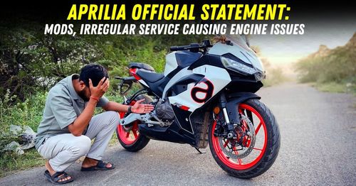 aprilia rs457 engine issues official media statement
