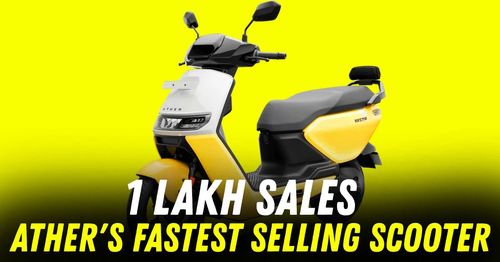 Ather Rizta Family Electric Scooter Flies Past 1 Lakh Sales