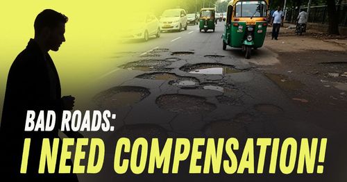 bad roads compensation bangalore