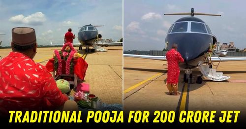 bengaluru man private jet traditional pooja featured