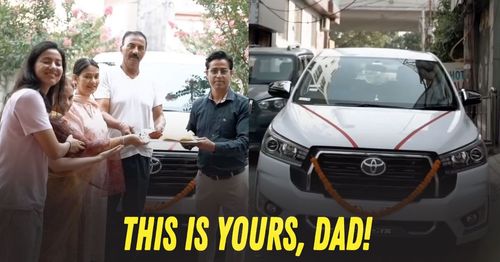 disha patani gifts toyota innova crysta to dad disha patani gifts toyota innova crysta to dad