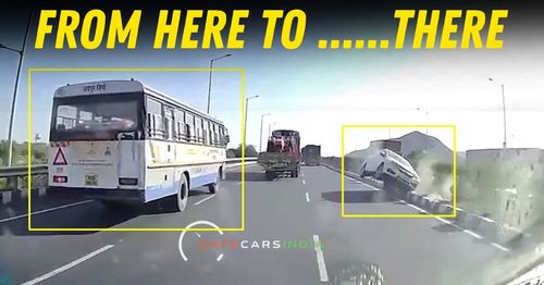 honda city vs bus divider crash featured honda city vs bus divider crash featured